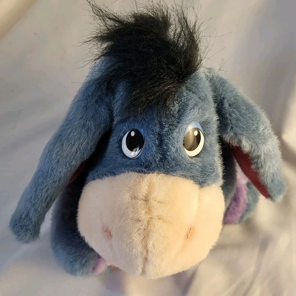 Vintage 1999 Fisher-Price Ask Me More Eeyore Talking Plush Toy